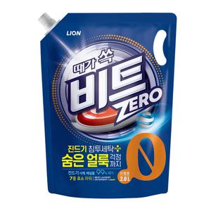 LION 때가쏙비트 드럼 진드기 침투세탁 리필 2L
