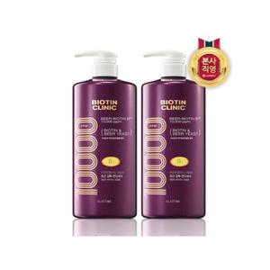 [엘라스틴]엘라스틴 비오틴클리닉 맥주효모 컨디셔너 1000ML x 2개
