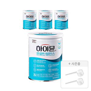 하이뮨 프로틴 밸런스 캔 304g, 4개 + 증정(스푼, 2개)