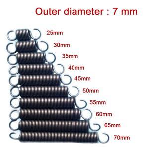 20mm 길이 300mm 외부 직경 와이어 스프링 다양한 7mm 0mm 강철 연장 장력