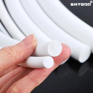 발포 5M 막대 포밍 VMQ 25MM 고무 실리콘 스트립 라운드 흰색 DIA1 코드 스폰지 후원자