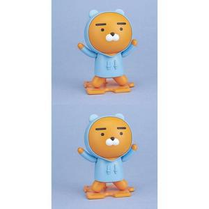 반다이 카카오프렌즈 라이언 후드 2개 피규어 조립