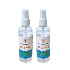 휴대용 손소독스프레이 학교 회사 대중교통 에버클린케어손소독액 100ml X 2개