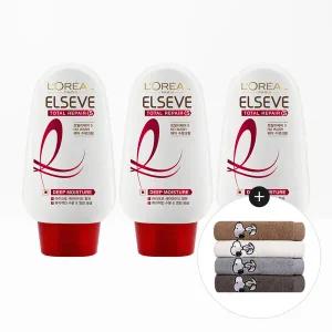 [로레알파리] 토탈리페어 모이스처 크림 110g 3개+스누피 타올 1장(랜덤)
