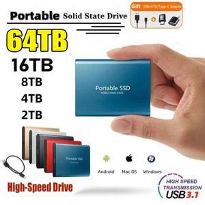 T5 Portanble SSD 외장형 하드 드라이브 1TB PC용 고속 미니 디스크 Xia