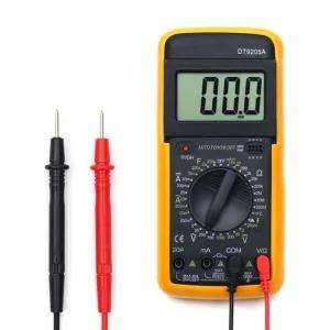 디지털 멀티미터 DT9205A/전압/측정기/테스터기/전자/기기/전류/멀티/미터/전기/전압계/전원공/급기/계측기