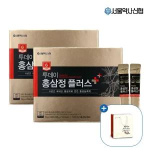 [내일도착] 투데이 홍삼정 플러스 10g 30포 x 2개 (쇼핑백 2개 포함)