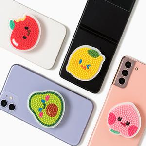 과일 보석 십자수 핸드폰 그립톡 만들기 비즈 휴대폰 스마트폰 거치대 스마트톡 diy 키트