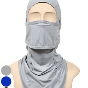 (FREE | 블랙) 인콘트로 시원하고 탁월한 착용감 3D 입체형 쿨 바라클라바/여름/멀티/스카프/자전거/바라클