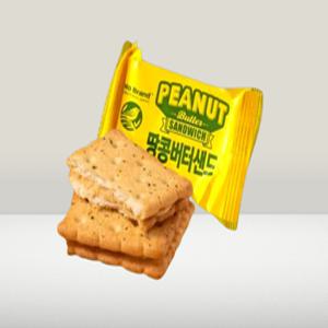 노브랜드 버터샌드 땅콩 30개(개별포장) 간식