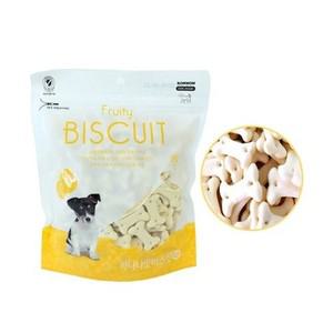 바나나맛 애견비스켓 220g 소형견과자 강아지간식