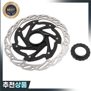 중앙 잠금 장치가  디스크 브레이크 로터 도로 산악 사이클링 제동 시스템용 냉각 160mm