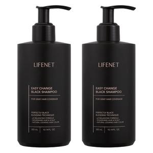 [유통기한 임박] 라이프넷 이지 체인지 블랙 샴푸, 300ml, 2개
