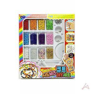 [셀러허브 패션][JHQS78PG_4B]큐트 팔찌재료 DIY 세트 시드비즈 시드