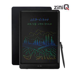 [지니큐] LCD-C1200 (12인치) 컬러글씨 Color 전자노트 전자보드 메모패드 메모장 낙서장 드로잉패드