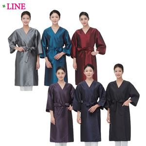 라인 NP 롱 미용실 손님가운/마사지가운