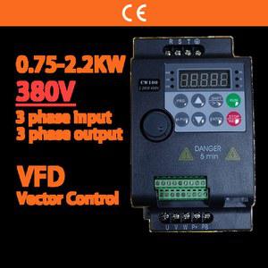 벡터 2 컨버터 2KW 경제적인 속도 1 5KW 제어 소형 3HP 가변 주파수 VFD 75KW 인버터 0 드라이브 380V