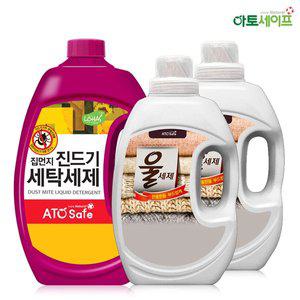 [아토세이프] 액상 세제 진드기제거 기피 2.5L 1개+울전용2L 2개