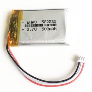 3.7V 500mAh Lipo 폴리머 리튬 충전식 배터리 JST 3pin 플매트 카펫 러그 1.0/1.25/1.5/2.0/2.5mm MP3 GPS
