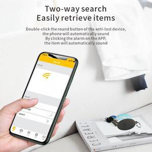 스마트 미니 소형 GPS 추적기 키  가방 파인더 애완 동물 로케이터 럭비 모양 블루투스 장치 분실 방지 알