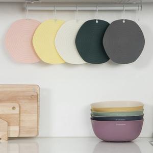 실리콘 인덕션매트 냄비받침 25cm 스크래치 미끄럼방지 보호 커버