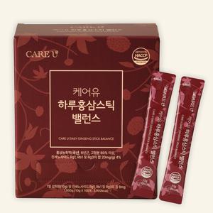 케어유 국내산 6년근 하루홍삼스틱 밸런스, 100포, 1개