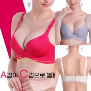 뽕브라 브라렛 심리스 밀착 볼륨업 편한 노와이어  9313721)