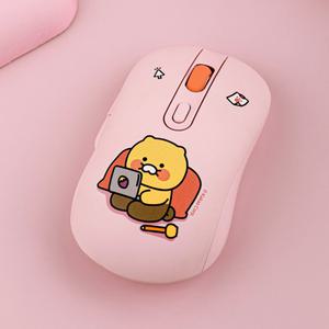 카카오프렌즈 춘식이 무소음 무선마우스 열공 휴대용 가벼운 그립감