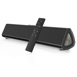 TV용 휴대용 사운드바 /PC, 2200mAh 배터리가 장착된 105dB Bluetooth 5.0 무선 및 유선 사운드바, 프로젝터용 리모컨이 3D 서라운드 사운드 홈 시어터 내장 서브우퍼 /폰 /태블릿