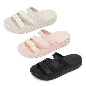 크록스(CROCS) GETAWAY STRAPPY 슬라이드 (womens) 3종 택1