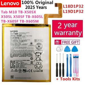 lenovo호환 태블릿 M10 TB-X605L x505L + 도구 키트 용 기존 4850mAh L18D1P32 탭 교체 배터리