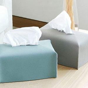 가죽 디스펜서 각티슈 뽑아쓰는 보관함 커버 키친타올 사각 화장지 케이스 휴지 모던 덮개