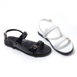 갤러리아 세라 여성 소가죽 캐주얼 스트랩 샌들 TCS23806 컬러 2종 1CM