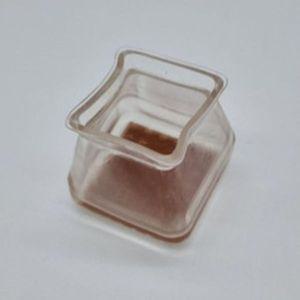 [오너클랜]4p 사각 의자다리커버 투명 중 의자발캡 실리콘