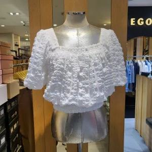 [에고이스트]소매볼륨크롭블라우스/EQ2JB404_BP
