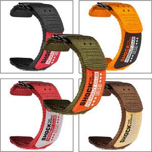 Gshock 용 Hemsut 시계 밴드 나일론 스트랩 교체 패션 호환 DW5600 GA110 DW8900 GA2100 9052 BA110 M5630 BGA400