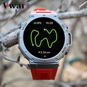 2025 Militray GPS 스포츠 스마트 시계 남자 블루투스 통화 건강 모니터링 안드로이드 IOS에 대한 5ATM 방