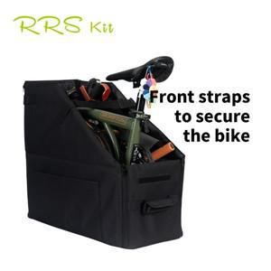 Brompton 자전거 보관을위한 휴대용 접이식 상자 방진 자동차 트렁크 운송 Dustproo