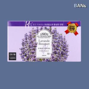 [르샤트라1802] 르샤트라 섬유유연제 드라이시트 라벤더 120매 건조기용
