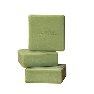 한율 어린쑥 수분진정 크림 비누 100g×1개 크림텍스처