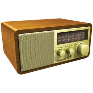 Sangean WR 11SE AM FM 테이블 탑 라디오 40주년 기념 에디션 호두
