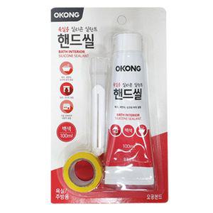 [유토피아]실리콘 실란트 욕조 세면대 싱크대 씰링 보수제 100ML 실리콘실란트 욕조씰링 세면대씰링 싱크대