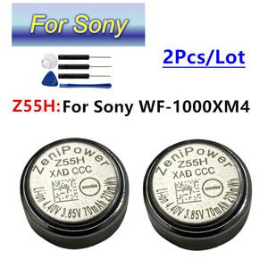ZeniPower 교체 CP1254 1254 호환 소니 WF-1000XM4 XM4 블루투스 헤드셋 배터리 3.85V 75mAh Z55H 2 개