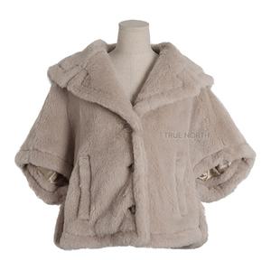 [롯데백화점]막스마라 23FW 여성 2347360137600 002 CAMBUSA1 테디 케이프 코트 베이지