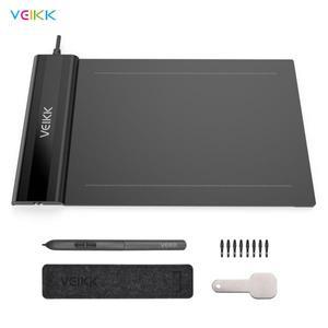 VEIKK S640 그래픽 드로잉 태블릿 8192 레벨 압력 아트 배터리가 필요 없는 스타일러스 펜 디자인용