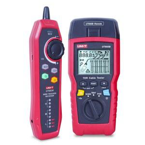 UNI-T 핸드헬드 TDR 케이블 와이어 테스터 POE 네트워크 길이 시퀀스 감지기 RJ11 RJ45 LCD 디스플레이 조절 가능 감도 라인 파인더(UT685B-Kit)