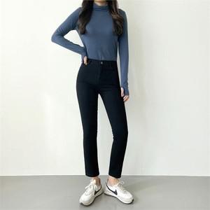[오노마] ONM 카린 기모 블랙 일자 팬츠 -221224  9366554)