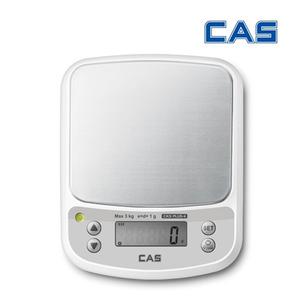 [CAS] 카스 생활방수 주방 디지털 전자저울 CKS PLUS-4 - 최대 3KG 계량