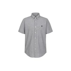 빈폴 BEANPOLE MEN 강연 시어서커 스몰 깅엄 반소매 셔츠 블랙 (BC5465C475) BC5465C475 462111