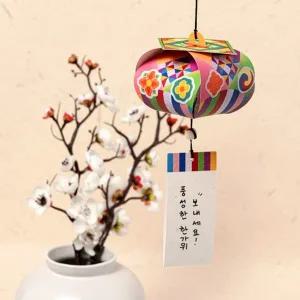 전통 입체 종이 모빌 새해만들기 가을집콕놀이 초등유아북아트 선물용 전통소품장식 diy